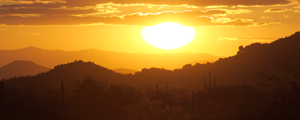 Desert Ranch Sunset