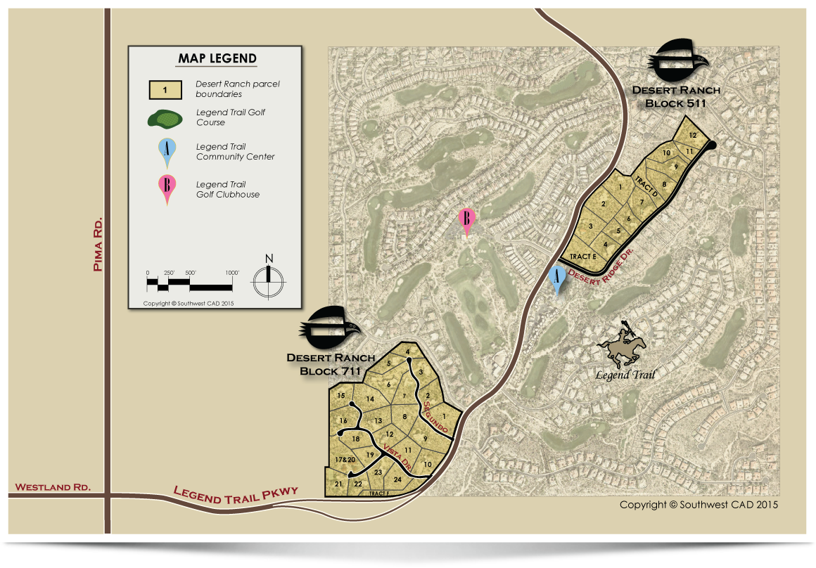 Desert Ranch lot map